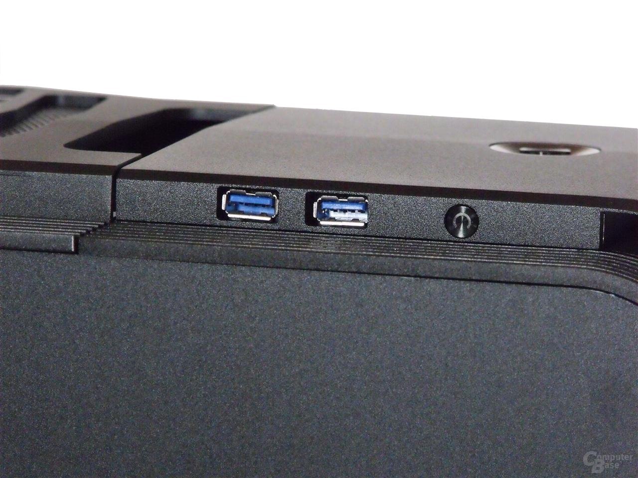 SilverStone TJ11 – USB 3.0 Ports und Reset-Button