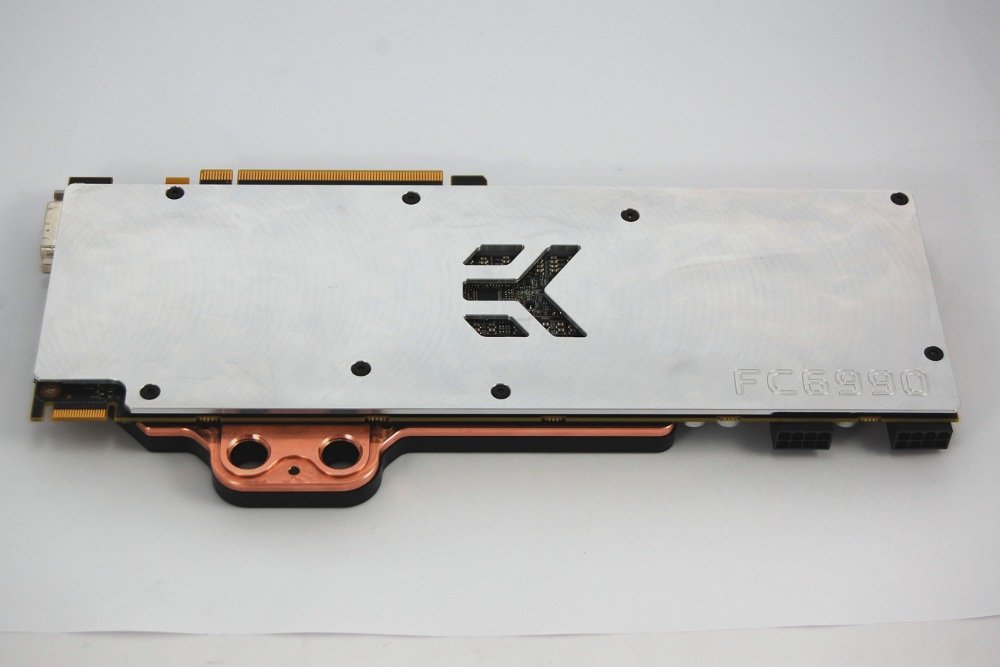 EK-FC6990 (Rückseite)  – Wasserkühler für Radeon HD 6990
