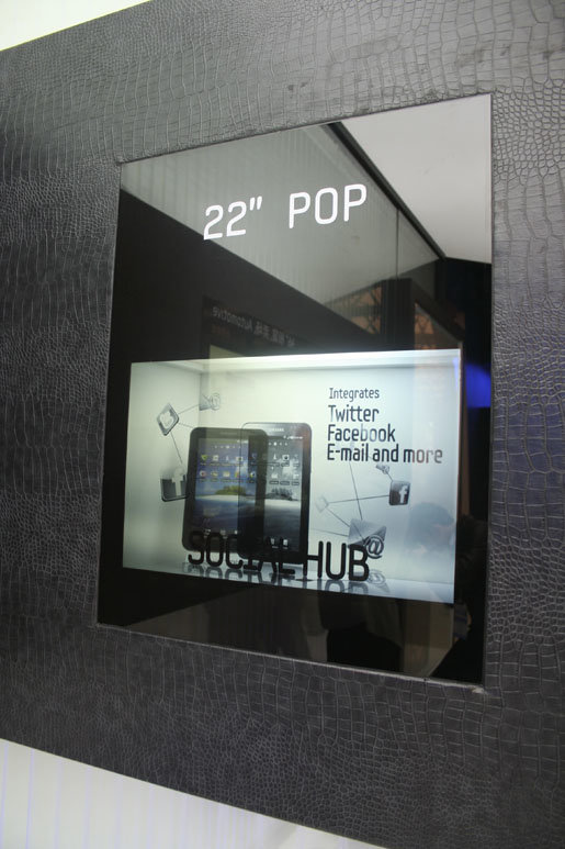 Transparentes 22-Zoll-LCD von Samsung