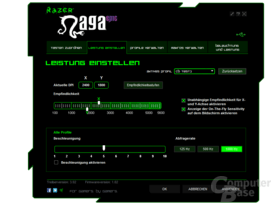 Razer Treiber: dpi-Setting