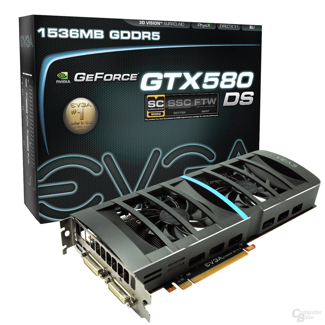 EVGA GeForce GTX 580 DS Superclocked
