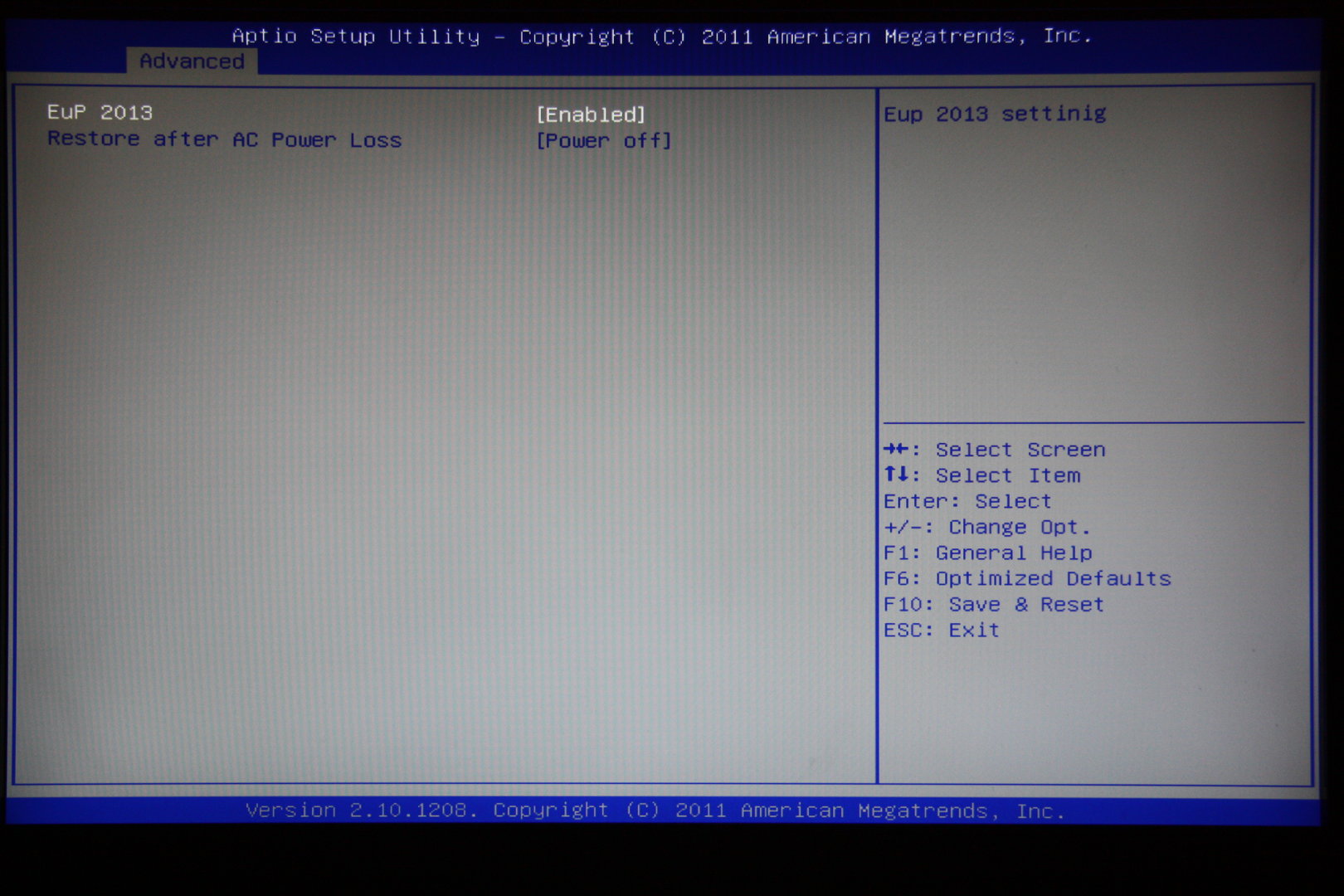 MSI E350IA-E45 – BIOS