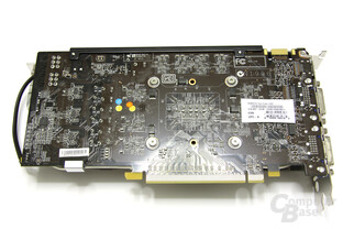 GeForce GTX 560 Twin Frozr II OC Rückseite
