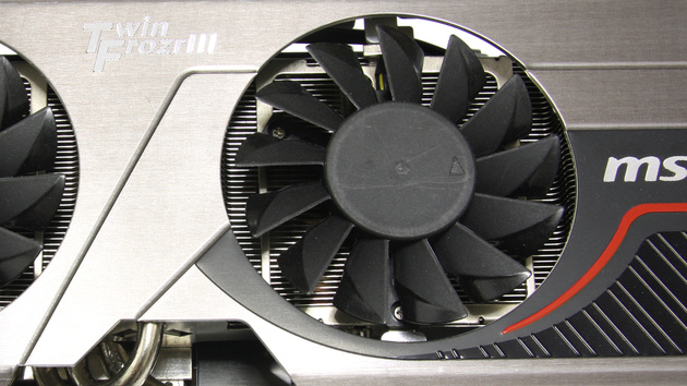 GTX 570 Twin Frozr III im Test: Zu laute MSI-Karte mit neuem Twin-Frozr-Kühler