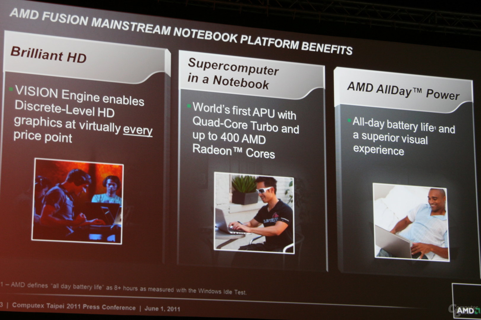 AMD-Pressekonferenz auf der Computex 2011