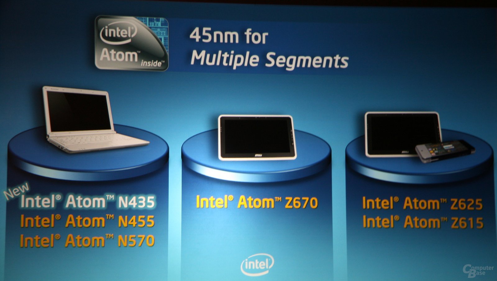 Intel-Pressekonferenz zu Netbooks & Tablets