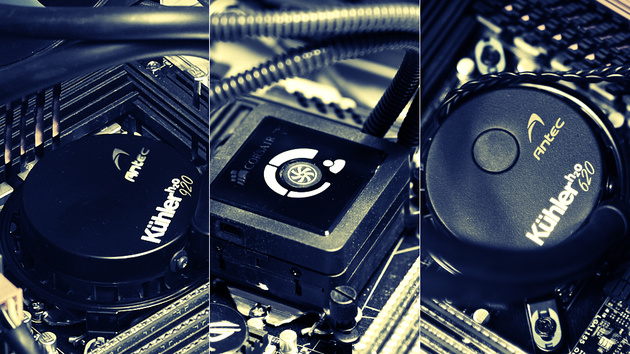 Antec H2O und Corsair Hydro im Test: Alternative Flüssigkeits-CPU-Kühler