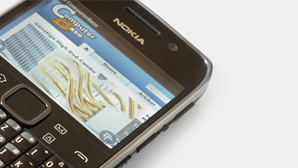Nokia E6 im Test: Tastatur-Smartphone mit Symbian „Anna“