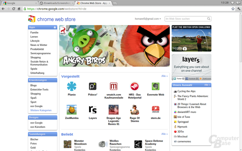 Chrome OS Web Store: Zentrale Anlaufstelle für Apps und Erweiterungen