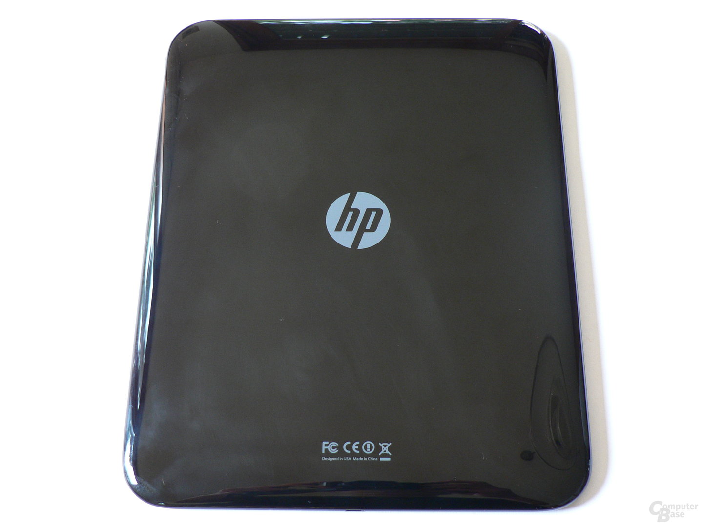 Klavierlack-Rückseite des HP TouchPad