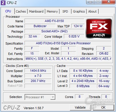 AMD FX-8150 im Idle