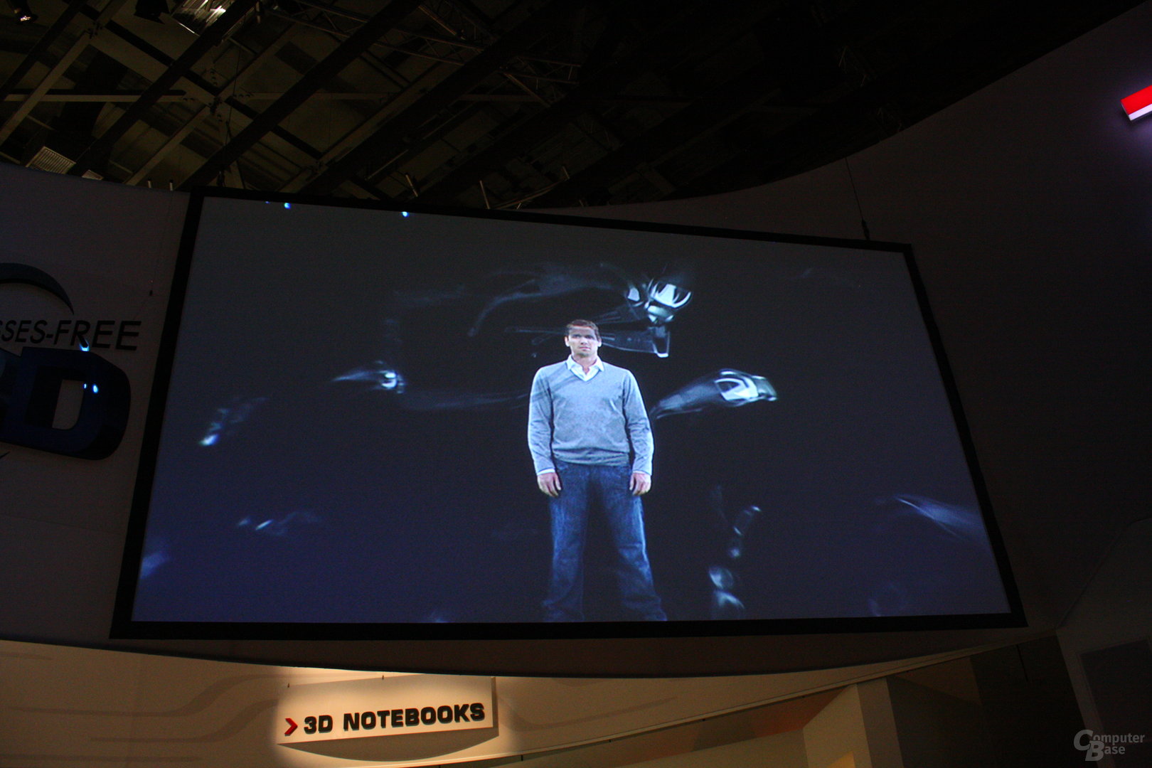 Presse-Präsentation von Toshiba zum brillenlosen 3D-TV