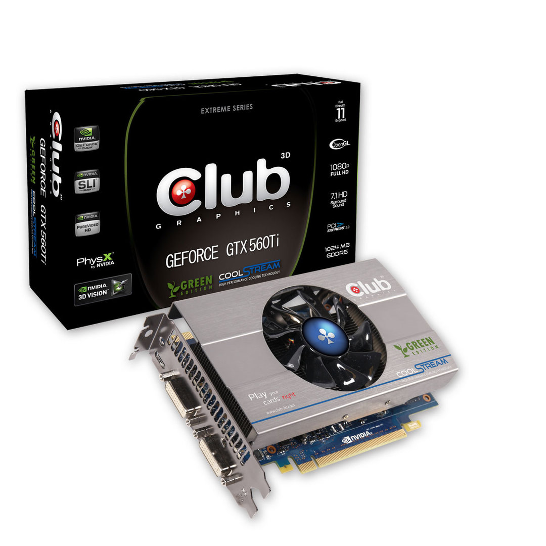 Club 3D GeForce GTX 560 Ti Green Edition