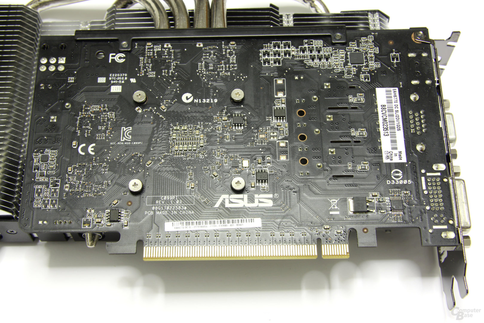 Radeon HD 6770 DirectCU Silent PCB Rückseite