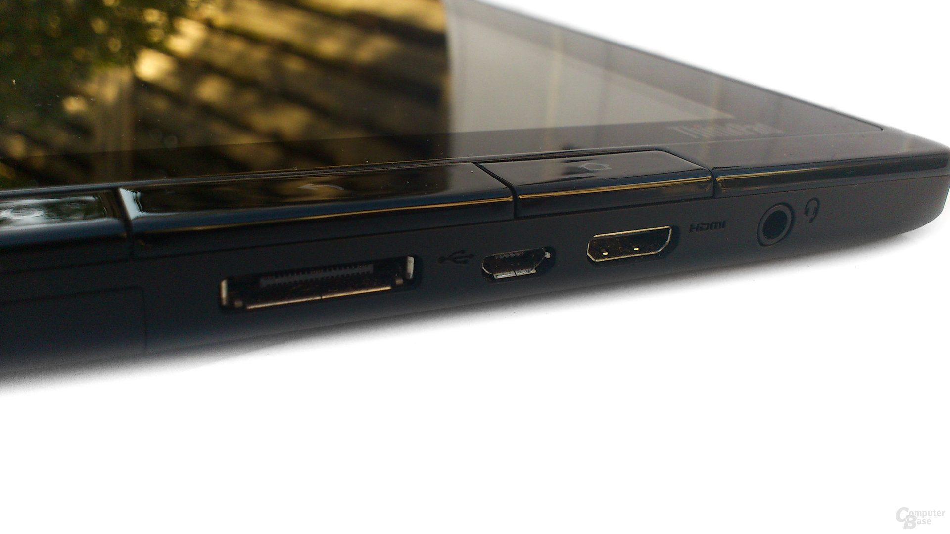 Lenovo ThinkPad Tablet: Die suboptimalen Knöpfe an der Seite