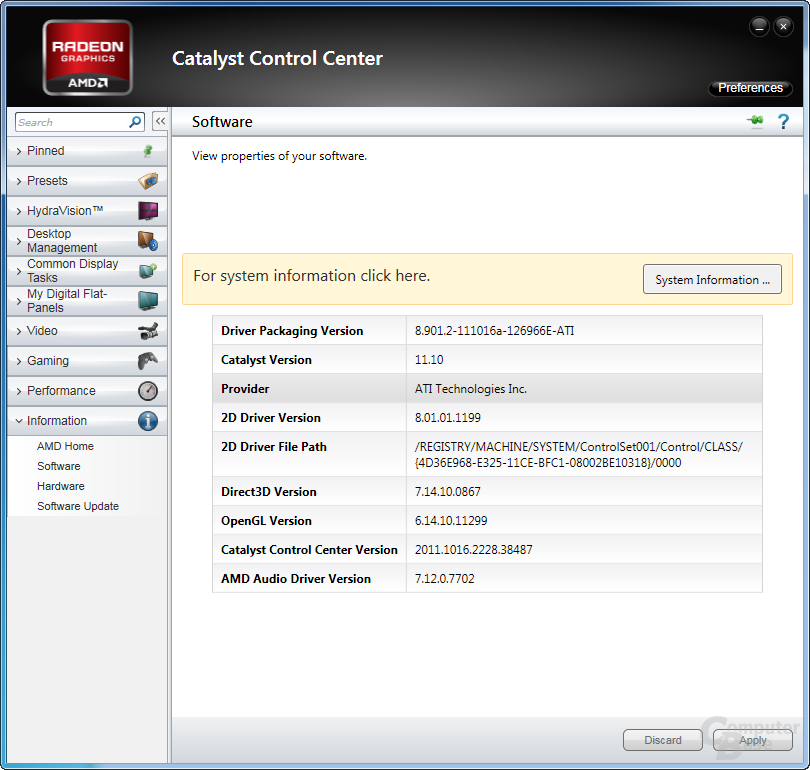 AMD Catalyst 11.10 Preview 3