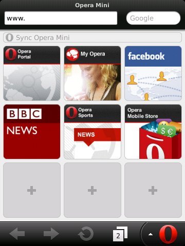 Opera Mini 6.5 (BlackBerry)