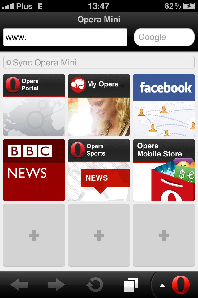 Opera Mini 6.5 (iPhone)