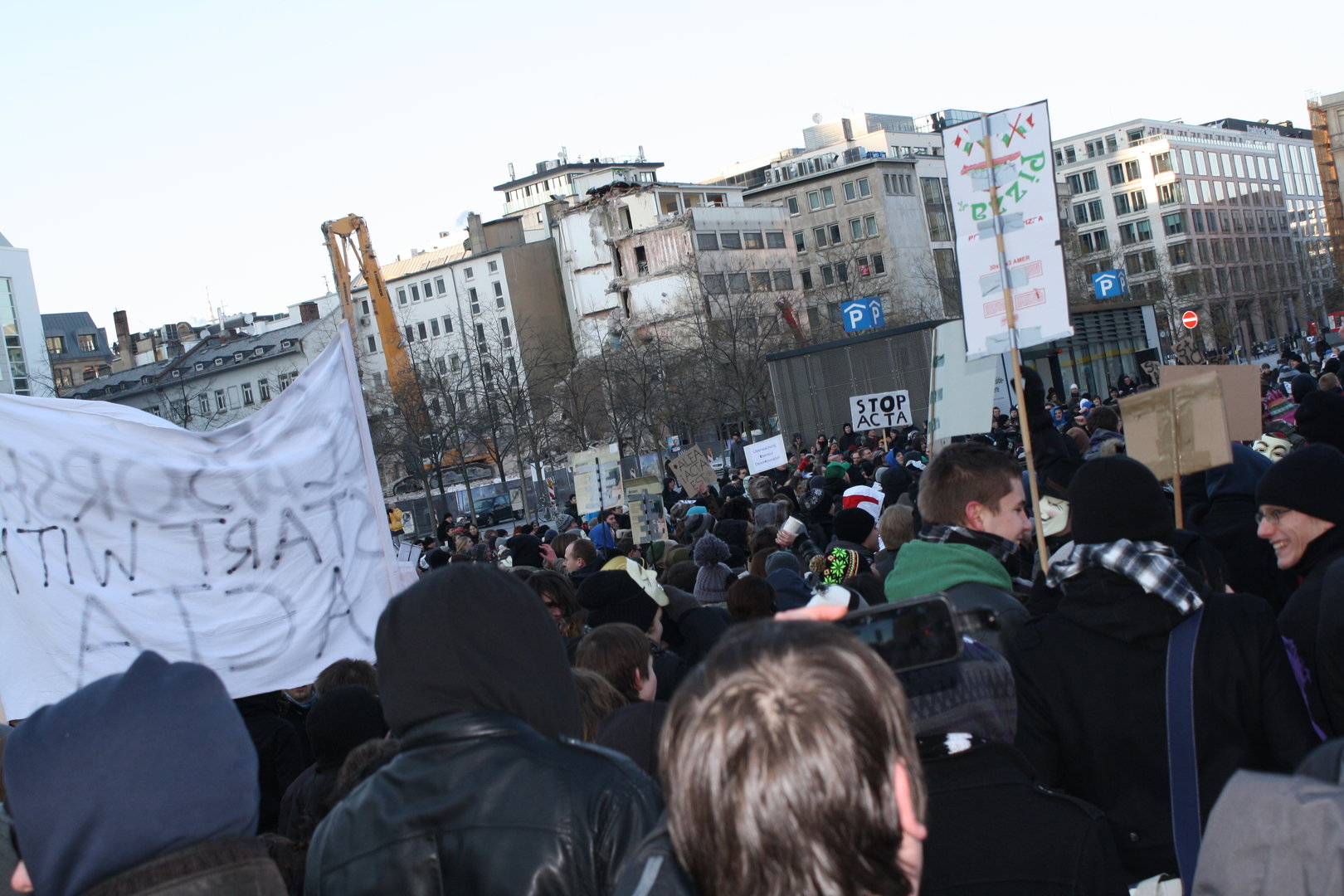 Impressionen der Demonstration in Frankfurt a.M.