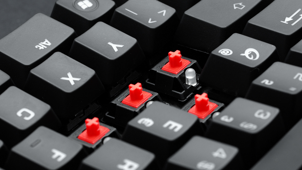 Qpad MK-50 & MK-85 im Test: Rote Cherry-MX-Tastaturen