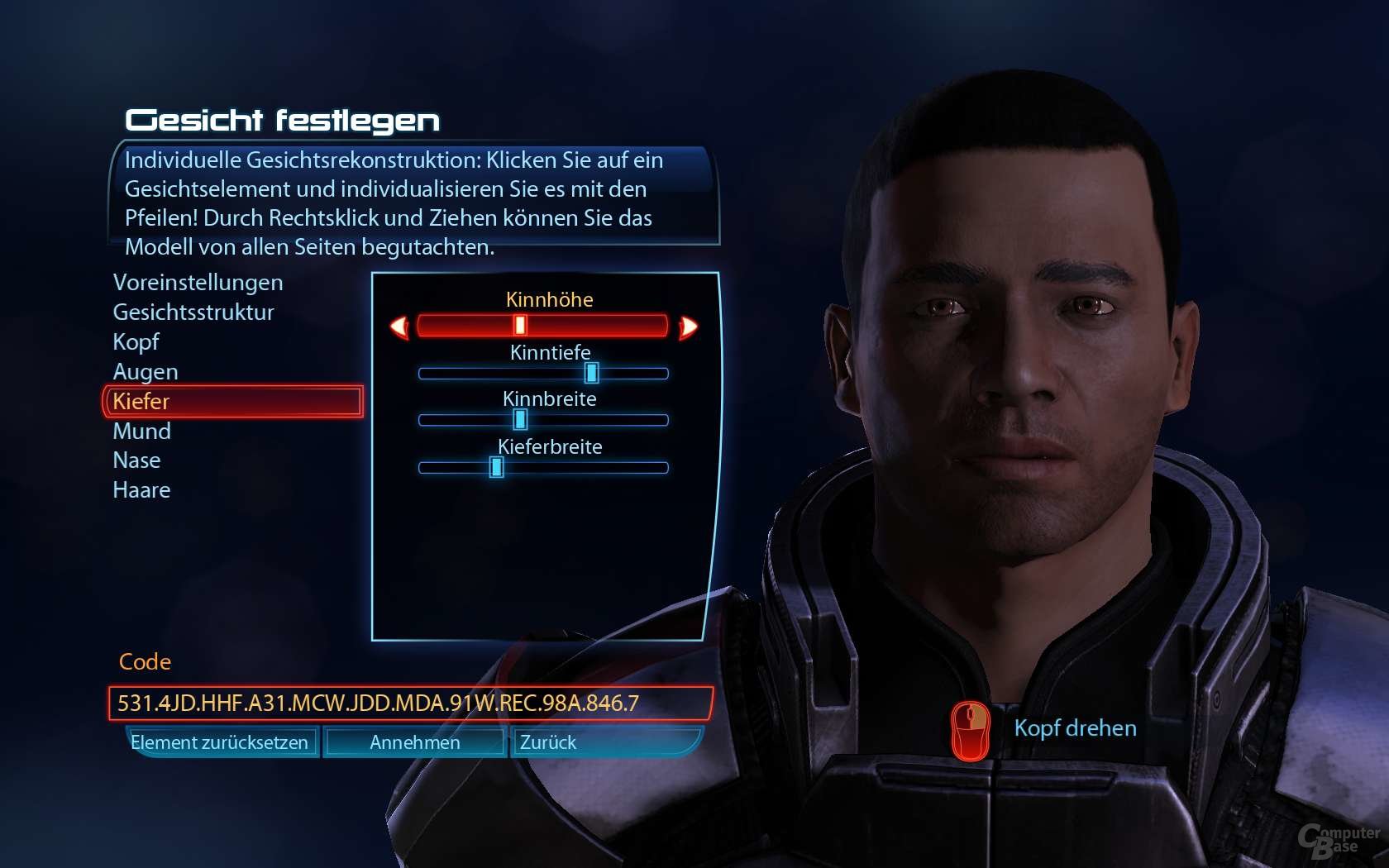 ME 3 - Charakter-Import
