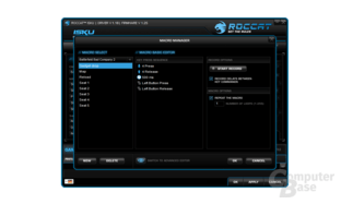 Macro-Manager mit Delay-Funktion