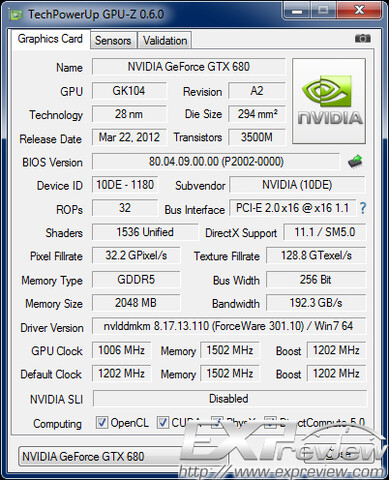 Zotac GTX 680 Extreme Edition