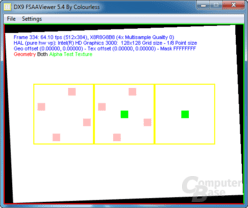 Intel Sandy-Bridge - FSAA-Viewer 4xAA