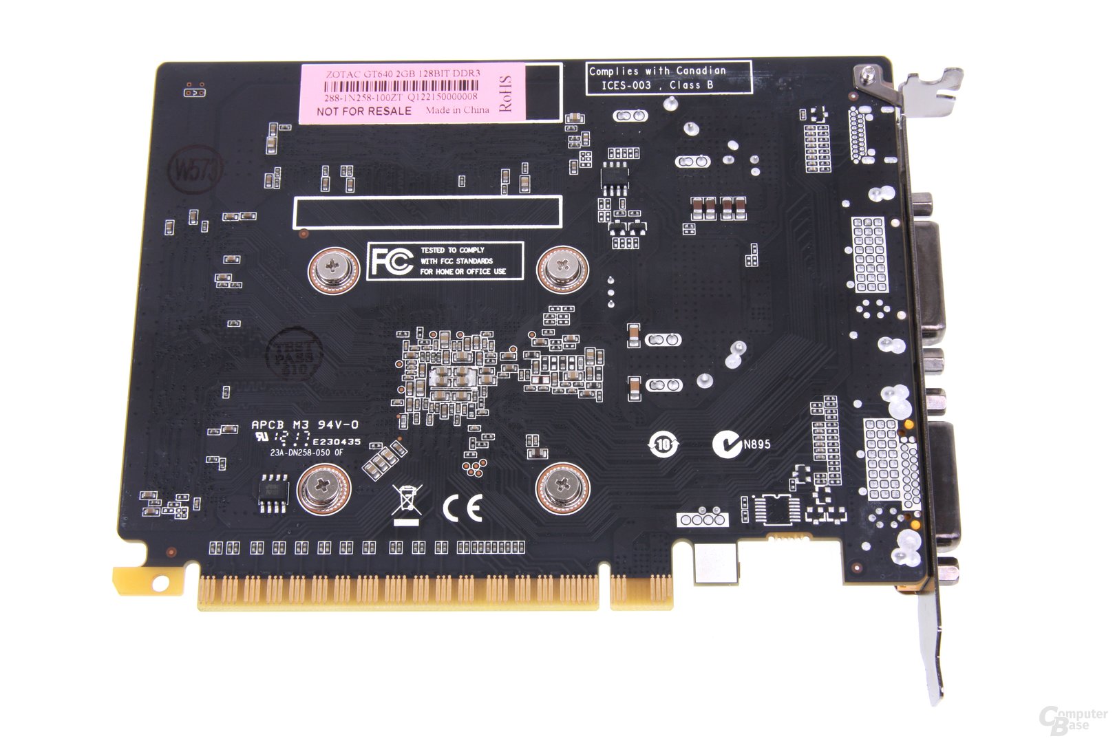 GeForce GT 640 Rückseite