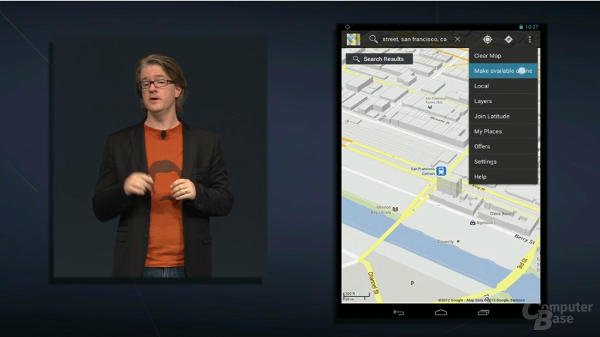 Präsentation des Google Nexus 7