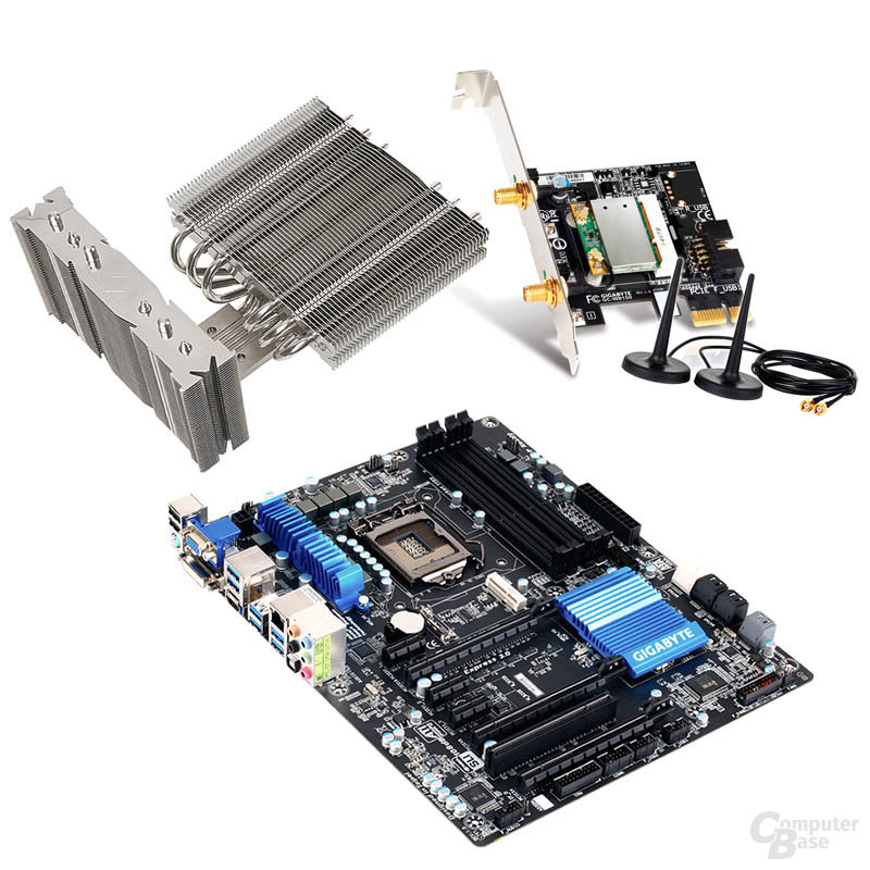 Gigabyte GA-Z77X-D3H Mainboard & Prolimatech Genesis CPU-Cooler