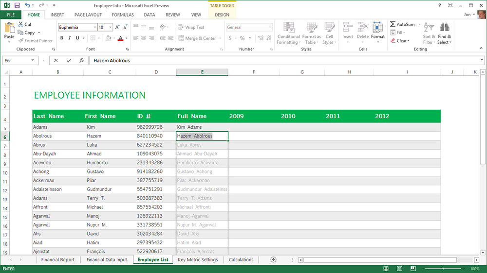 Microsoft: The New Office – Excel