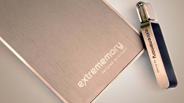extrememory designed by brinell im Test: Elegante Speichermedien