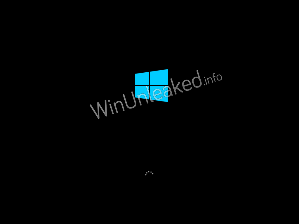 Bootscreen von Windows 8