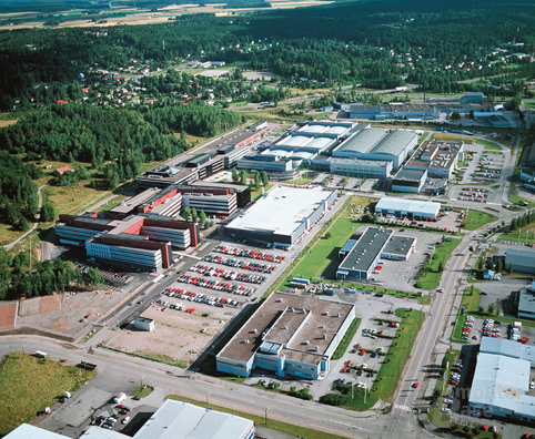 Nokia Produktionsstätte in Salo, Finnland