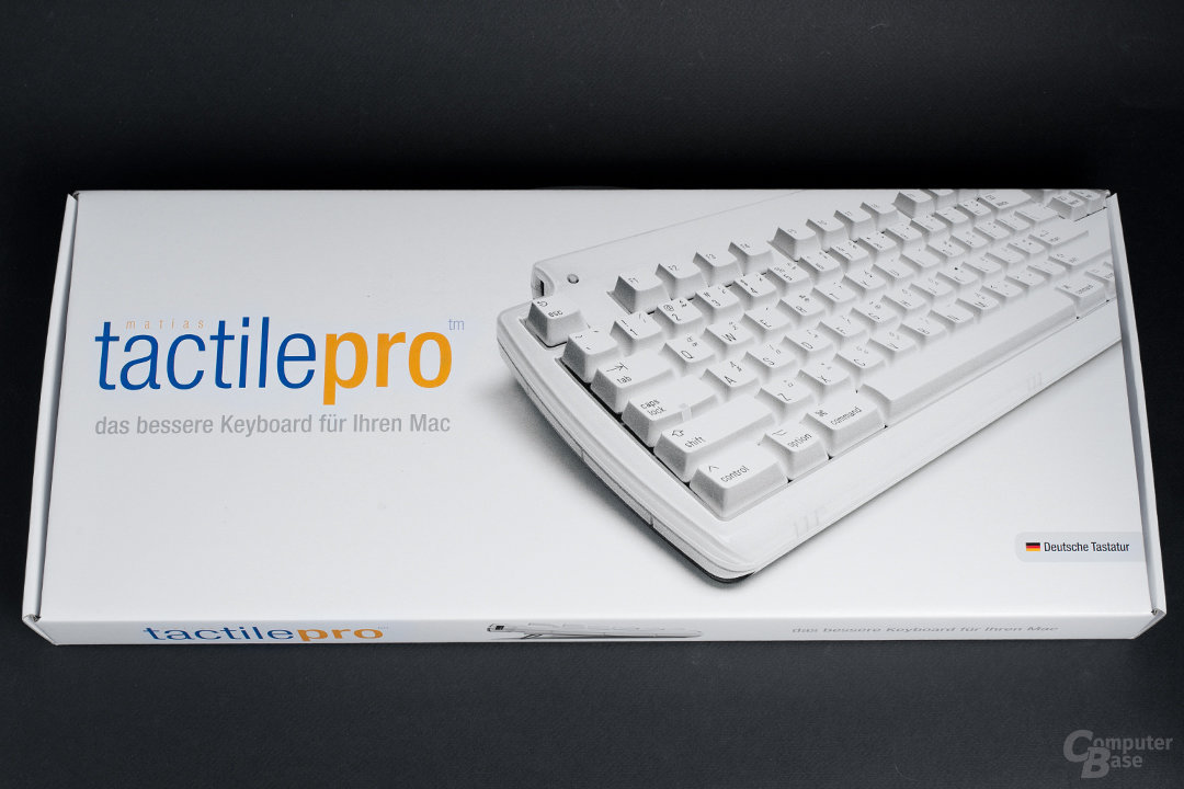 Retailverpackung der Mac-Tastatur
