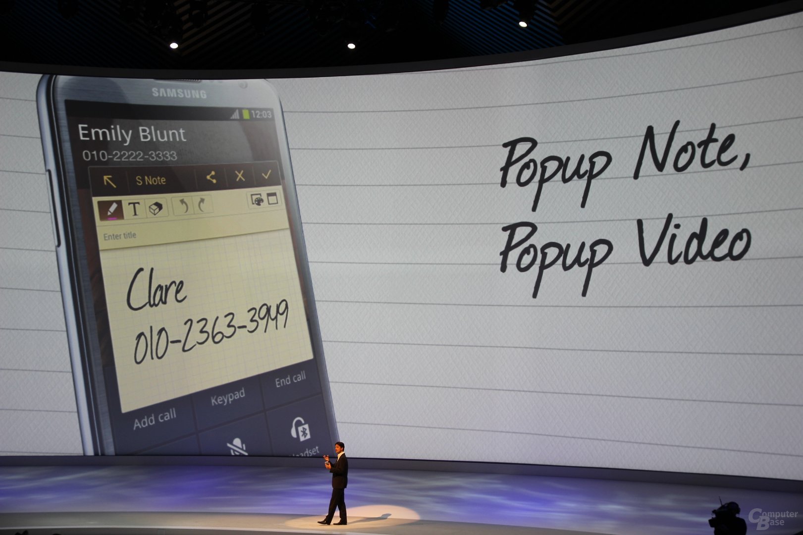 Samsung Galaxy Note II Präsentation