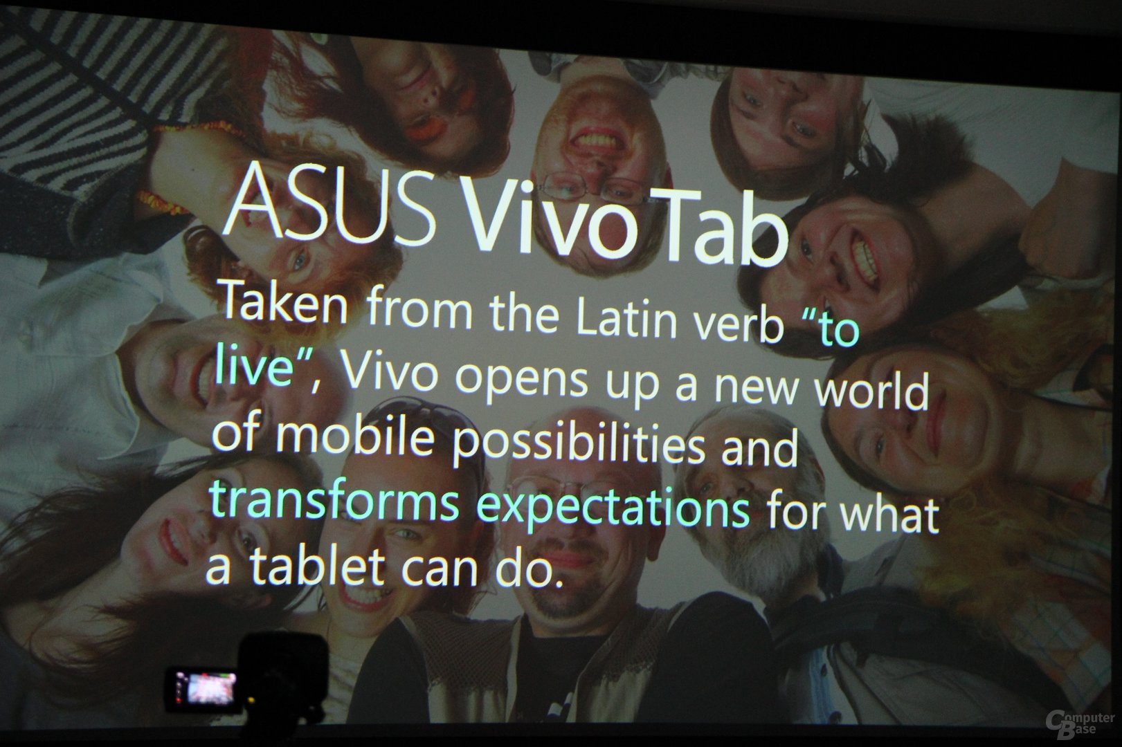 Präsentation der Asus-Tablets