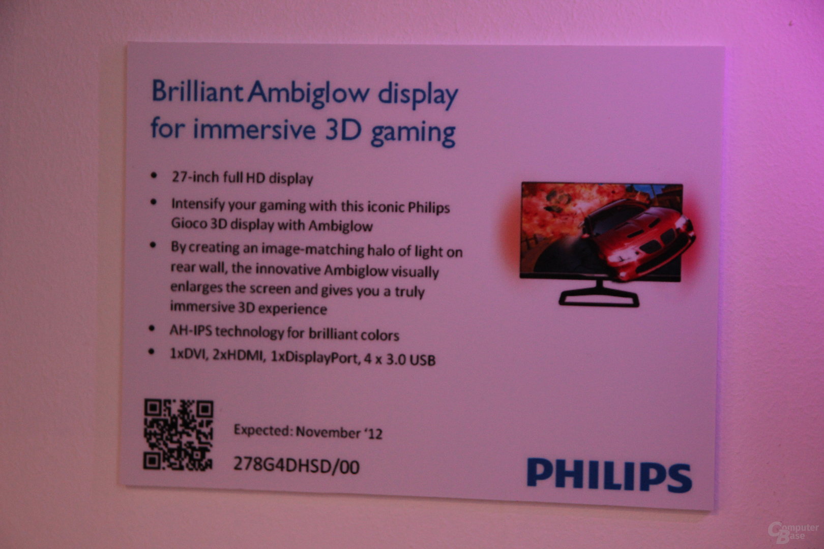 Philips-Monitore auf der IFA 2012
