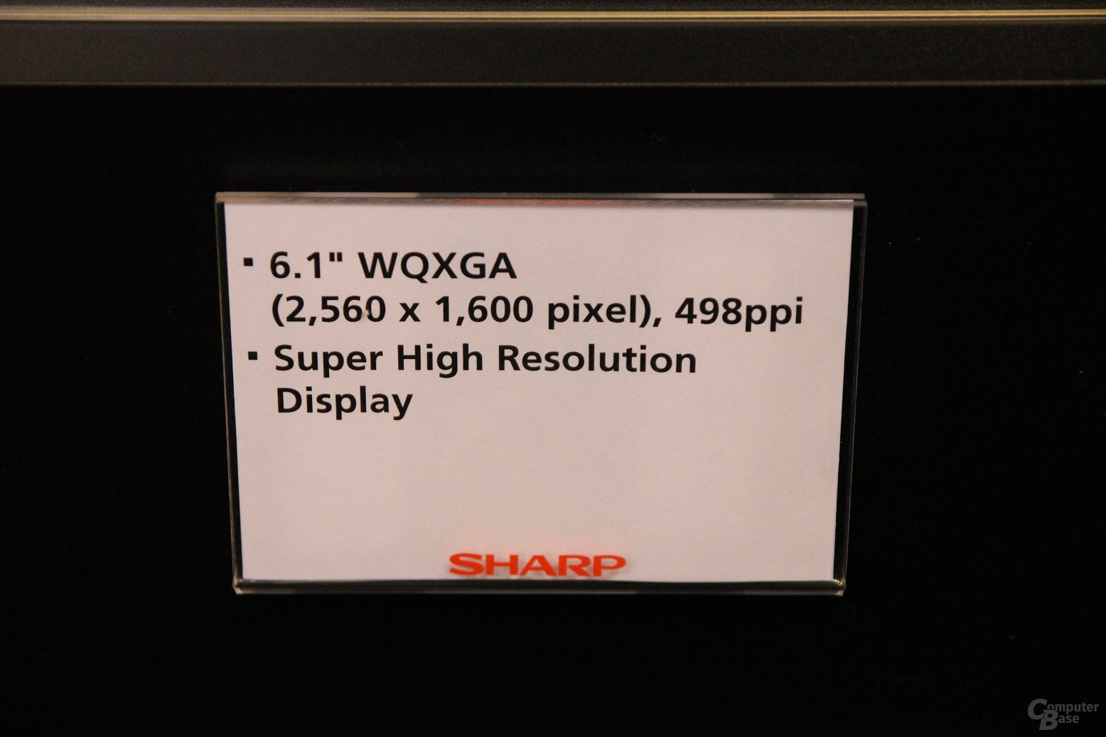 Sharps IGZO-Display mit 6,1 Zoll