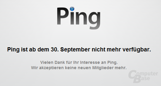 Das Ende von Ping