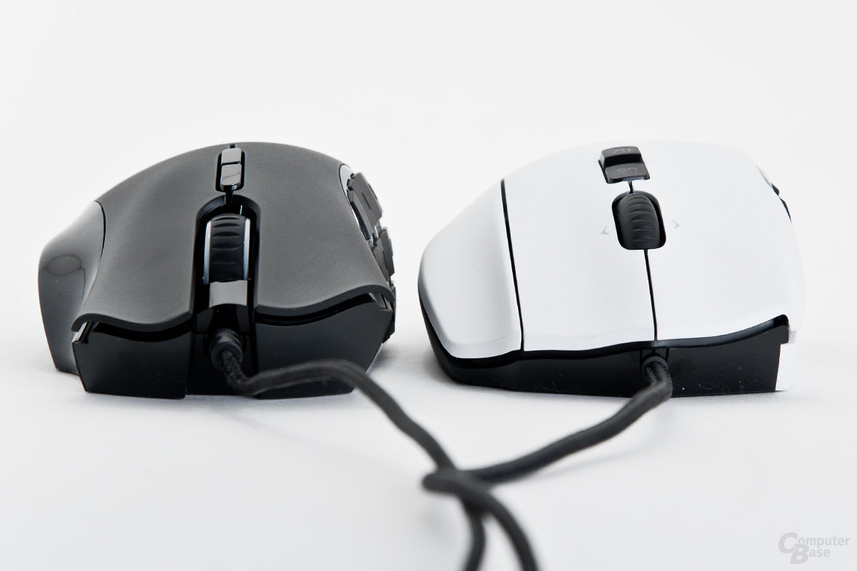 Razer Naga 2012 und Logitech G600 im Vergleich