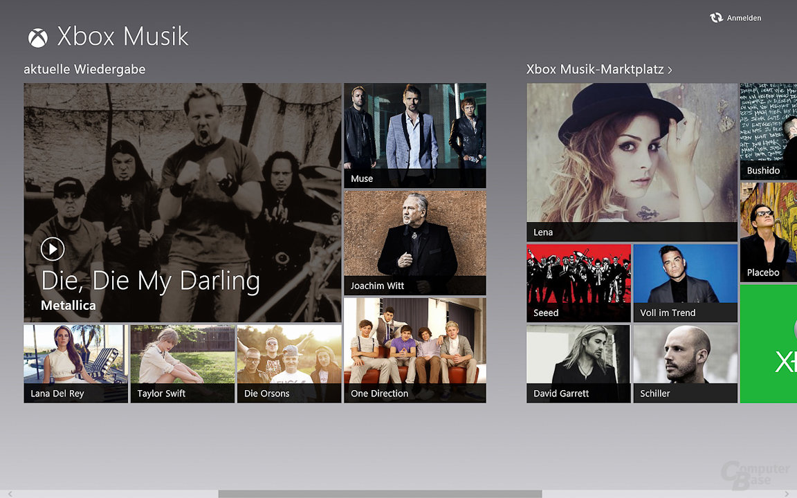 Windows 8: Musik-Store