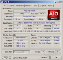 AMD A8-5600K im Idle