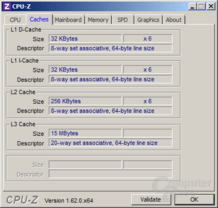 Cache-Bestückung des Intel Core i7-3970X