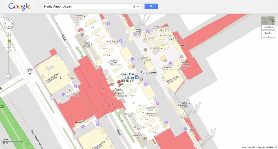 Innenraum-Karten bei Google Maps