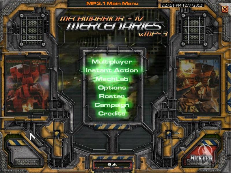 MechWarrior 4: Mercenaries