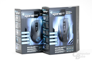 Typisch gestaltete Roccat-Retailverpackungen