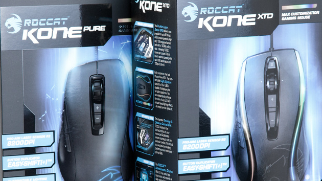 Roccat Kone Pure und Kone XTD im Test: Nachwuchs in der Kone-Familie