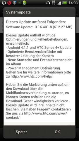 HTC One S Android 4